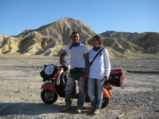 Esplorare il mondo con la vespa